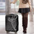 Black White Polynesian Tribal Luggage Cover - Polynesian Pride