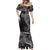 Black White Polynesian Tribal Mermaid Dress - Polynesian Pride