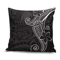 Black White Polynesian Tribal Pillow Cover - Polynesian Pride