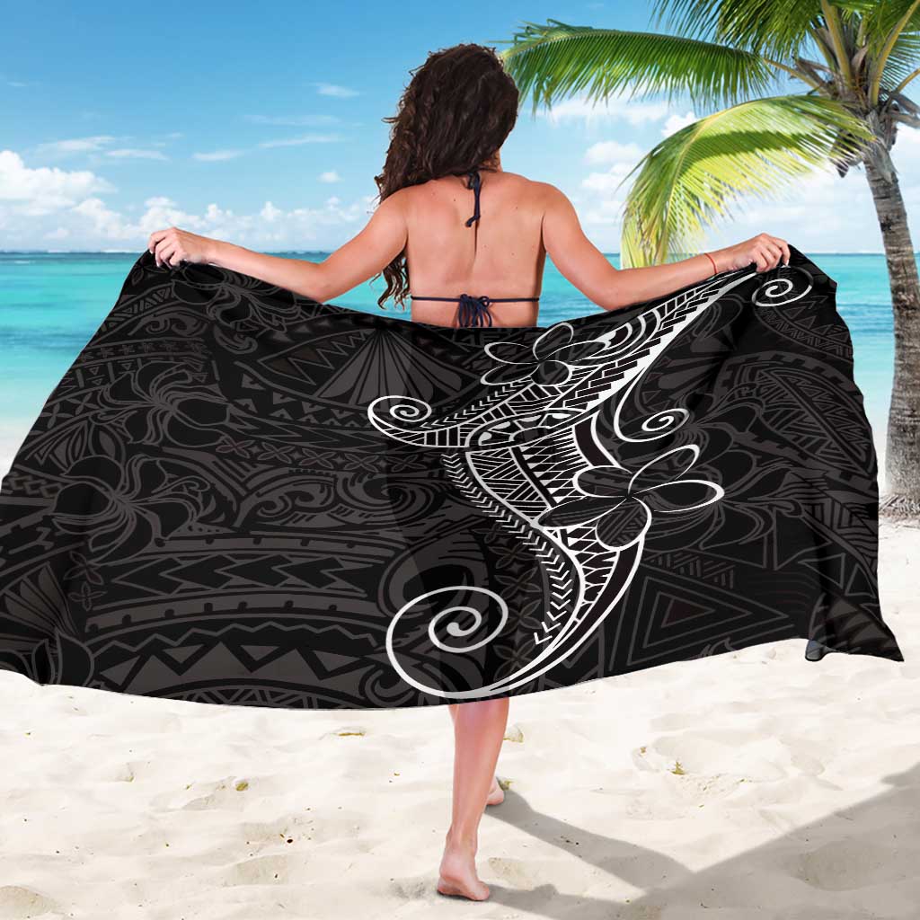 Black White Polynesian Tribal Sarong - Polynesian Pride