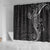 Black White Polynesian Tribal Shower Curtain - Polynesian Pride