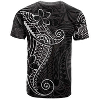 Black White Polynesian Tribal T Shirt - Polynesian Pride