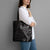 Black White Polynesian Tribal Tote Bag - Polynesian Pride
