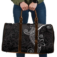 Black White Polynesian Tribal Travel Bag - Polynesian Pride