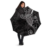 Black White Polynesian Tribal Umbrella - Polynesian Pride