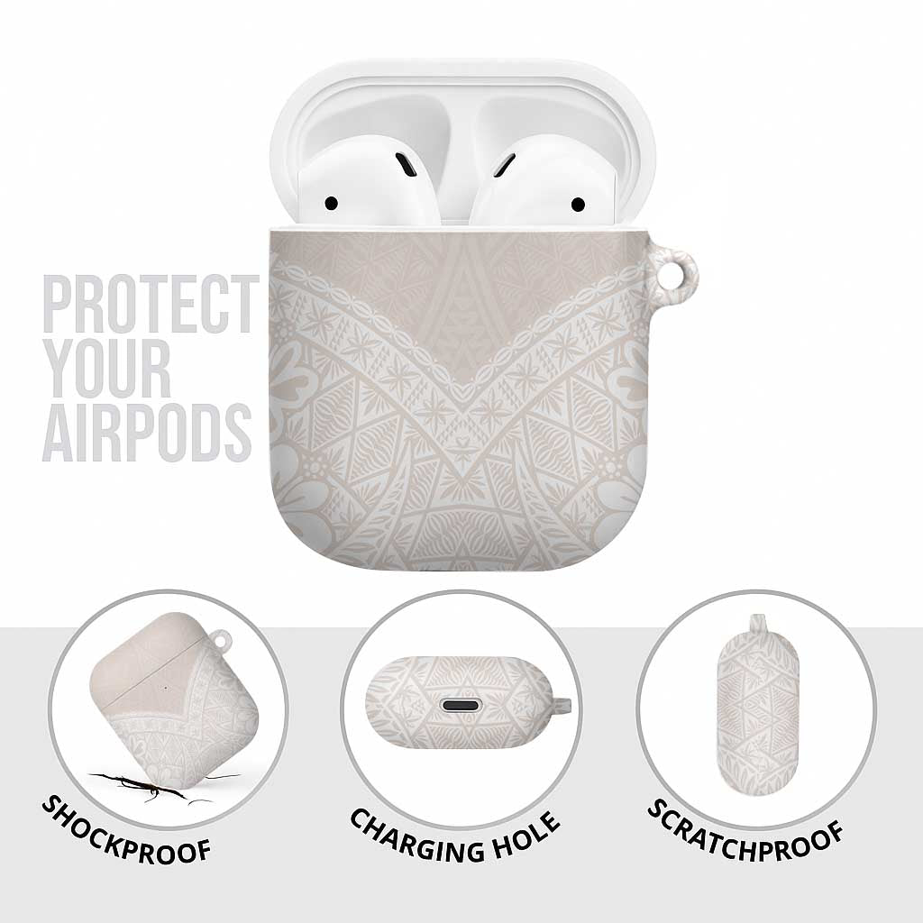 Lotu Tamaiti Tongan Polynesian Art Pattern AirPods Case Traditional Tribal Motifs - Polynesian Pride