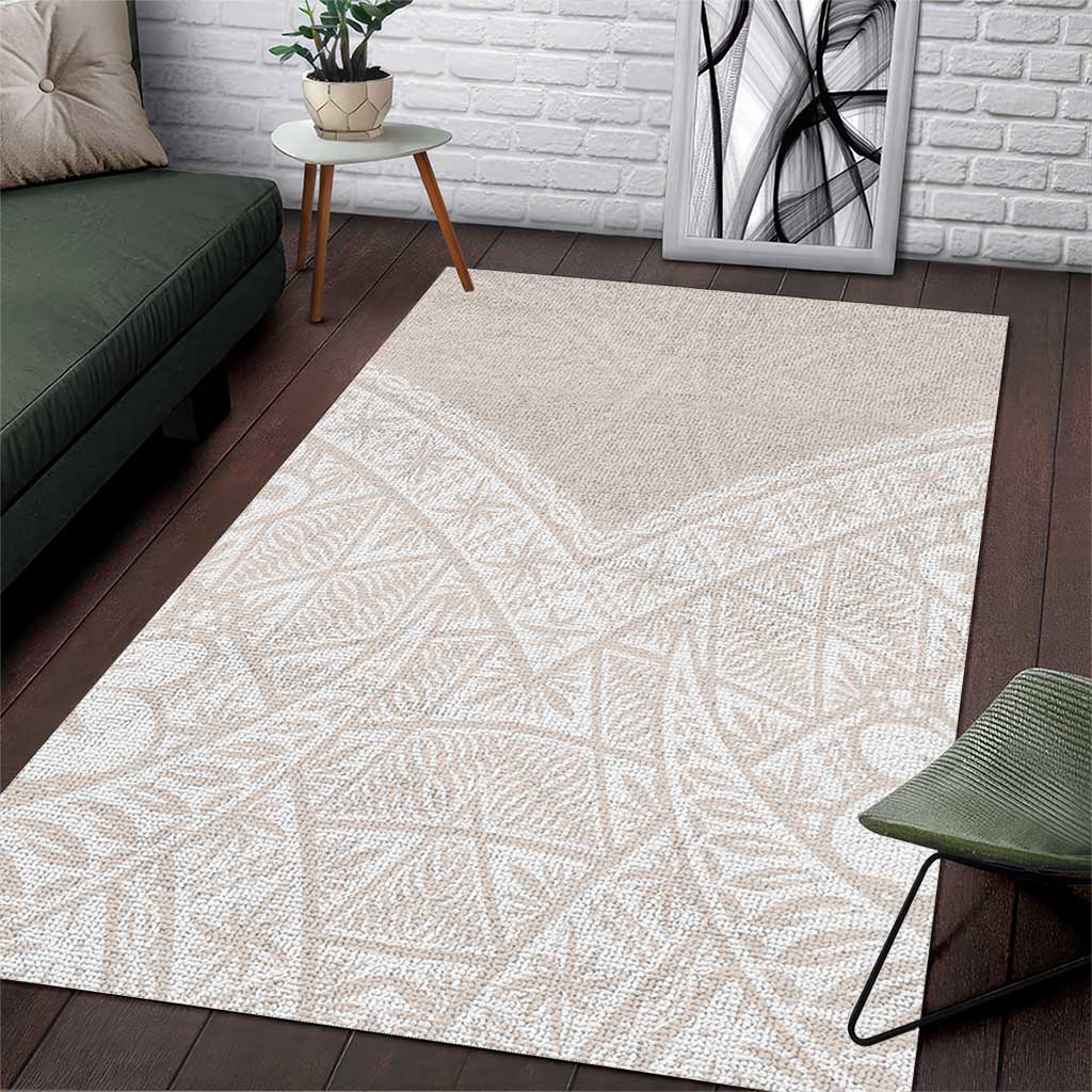Lotu Tamaiti Tongan Polynesian Art Pattern Area Rug Traditional Tribal Motifs - Polynesian Pride