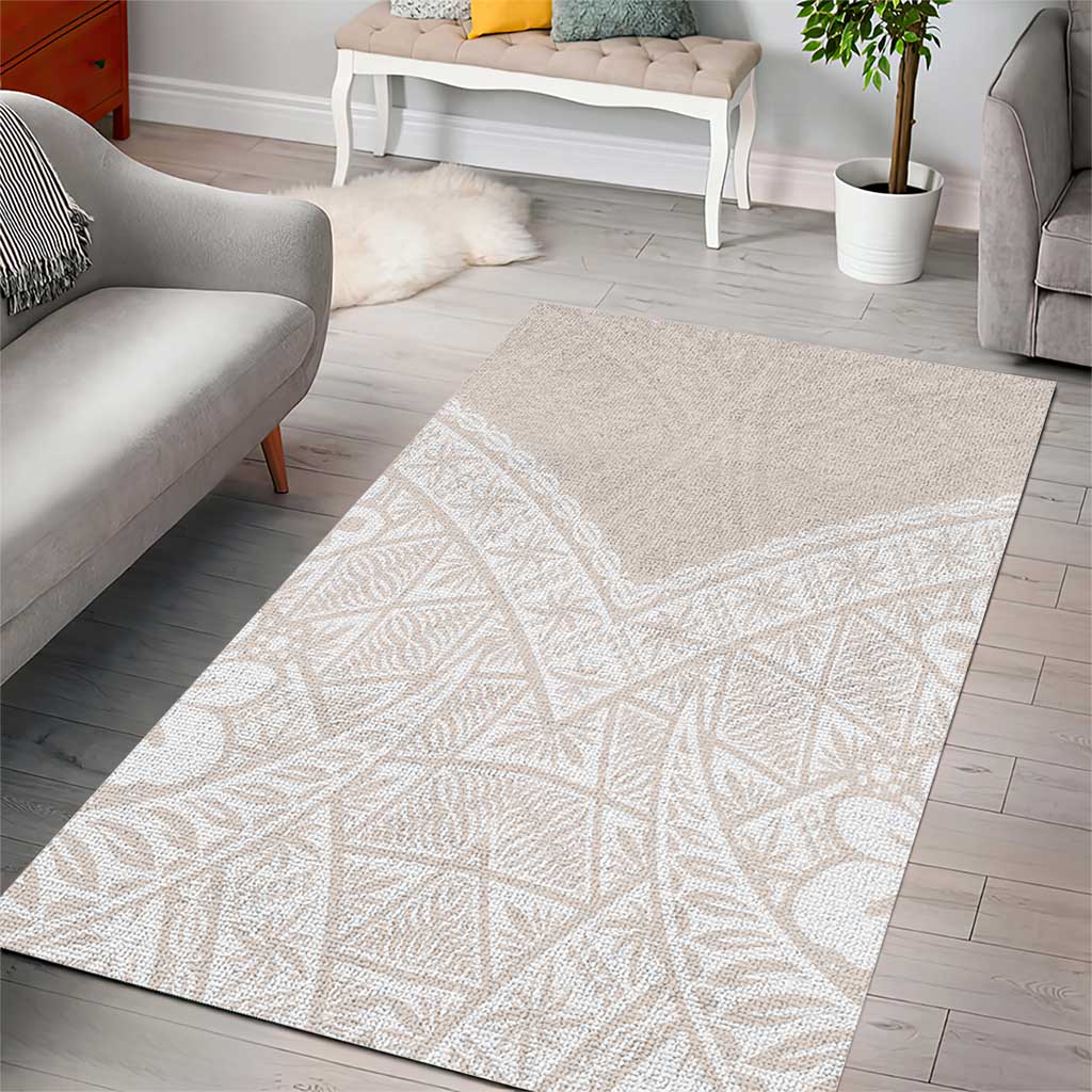 Lotu Tamaiti Tongan Polynesian Art Pattern Area Rug Traditional Tribal Motifs - Polynesian Pride