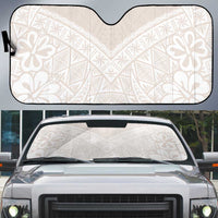 Lotu Tamaiti Tongan Polynesian Art Pattern Auto Sun Shade Traditional Tribal Motifs - Polynesian Pride