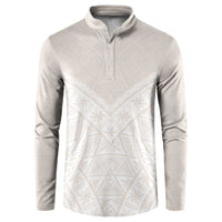 Lotu Tamaiti Tongan Polynesian Art Pattern Button Sweatshirt Traditional Tribal Motifs - Polynesian Pride