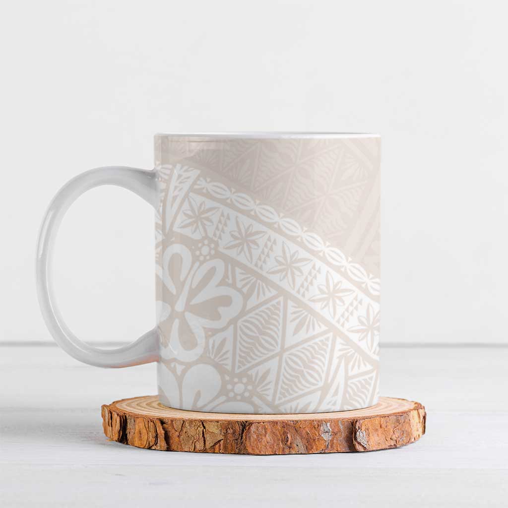Lotu Tamaiti Tongan Polynesian Art Pattern Ceramic Mug Traditional Tribal Motifs - Polynesian Pride