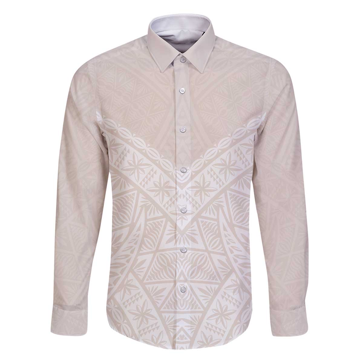 Lotu Tamaiti Tongan Polynesian Art Pattern Family Matching Off The Shoulder Long Sleeve Dress and Hawaiian Shirt Traditional Tribal Motifs - Polynesian Pride