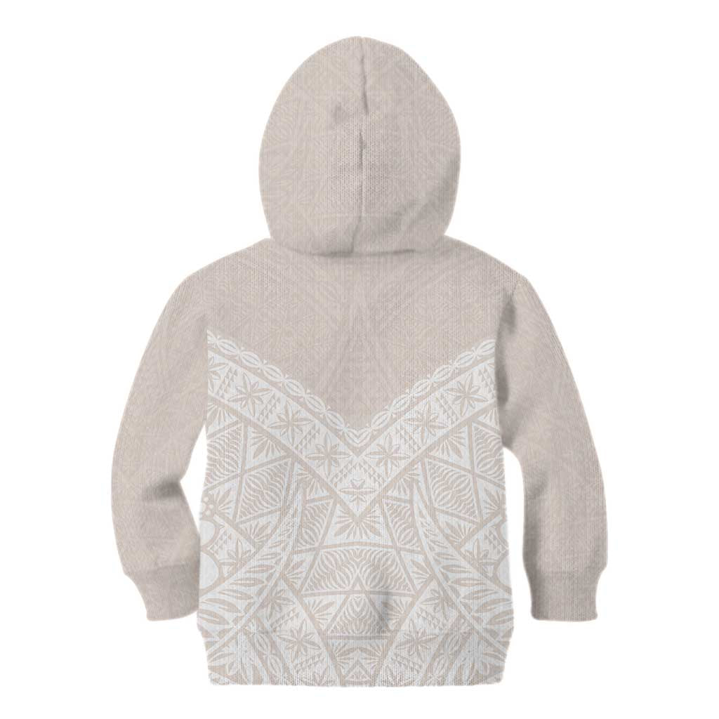 Lotu Tamaiti Tongan Polynesian Art Pattern Kid Hoodie Traditional Tribal Motifs - Polynesian Pride