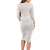 Lotu Tamaiti Tongan Polynesian Art Pattern Long Sleeve Bodycon Dress Traditional Tribal Motifs - Polynesian Pride