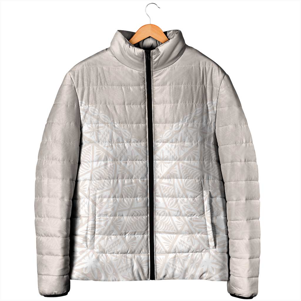 Lotu Tamaiti Tongan Polynesian Art Pattern Padded Jacket Traditional Tribal Motifs - Polynesian Pride