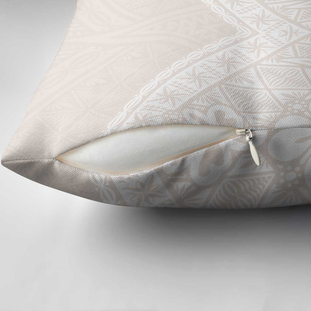 Lotu Tamaiti Tongan Polynesian Art Pattern Pillow Cover Traditional Tribal Motifs - Polynesian Pride