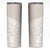 Lotu Tamaiti Tongan Polynesian Art Pattern Skinny Tumbler Traditional Tribal Motifs - Polynesian Pride