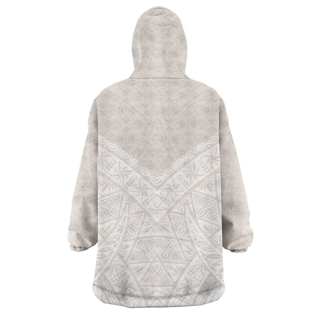 Lotu Tamaiti Tongan Polynesian Art Pattern Wearable Blanket Hoodie Traditional Tribal Motifs - Polynesian Pride