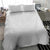 Lotu Tamaiti White Tongan Ngatu Bedding Set Polynesian Tribal Fonulei Pattern - Polynesian Pride