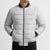 Lotu Tamaiti White Tongan Ngatu Bomber Puffer Jacket Polynesian Tribal Fonulei Pattern - Polynesian Pride
