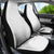 Lotu Tamaiti White Tongan Ngatu Car Seat Cover Polynesian Tribal Fonulei Pattern - Polynesian Pride