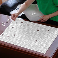 Lotu Tamaiti White Tongan Ngatu Puzzle Polynesian Tribal Fonulei Pattern - Polynesian Pride