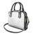 Lotu Tamaiti White Tongan Ngatu Shoulder Handbag Polynesian Tribal Fonulei Pattern - Polynesian Pride