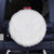 Lotu Tamaiti White Tongan Ngatu Spare Tire Cover Polynesian Tribal Fonulei Pattern - Polynesian Pride