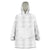 Lotu Tamaiti White Tongan Ngatu Wearable Blanket Hoodie Polynesian Tribal Fonulei Pattern - Polynesian Pride