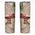 Christmas Hawaii with I'iwi Bird Skinny Tumbler Aloha Mele Kalikimaka - Beige Art