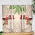 Christmas Hawaii with I'iwi Bird Skinny Tumbler Aloha Mele Kalikimaka - Beige Art