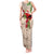 Christmas Hawaii with I'iwi Bird Tank Maxi Dress Aloha Mele Kalikimaka - Beige Art