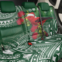 Christmas Hawaii with I'iwi Bird Back Car Seat Cover Aloha Mele Kalikimaka - Green Art