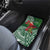 Christmas Hawaii with I'iwi Bird Car Mats Aloha Mele Kalikimaka - Green Art