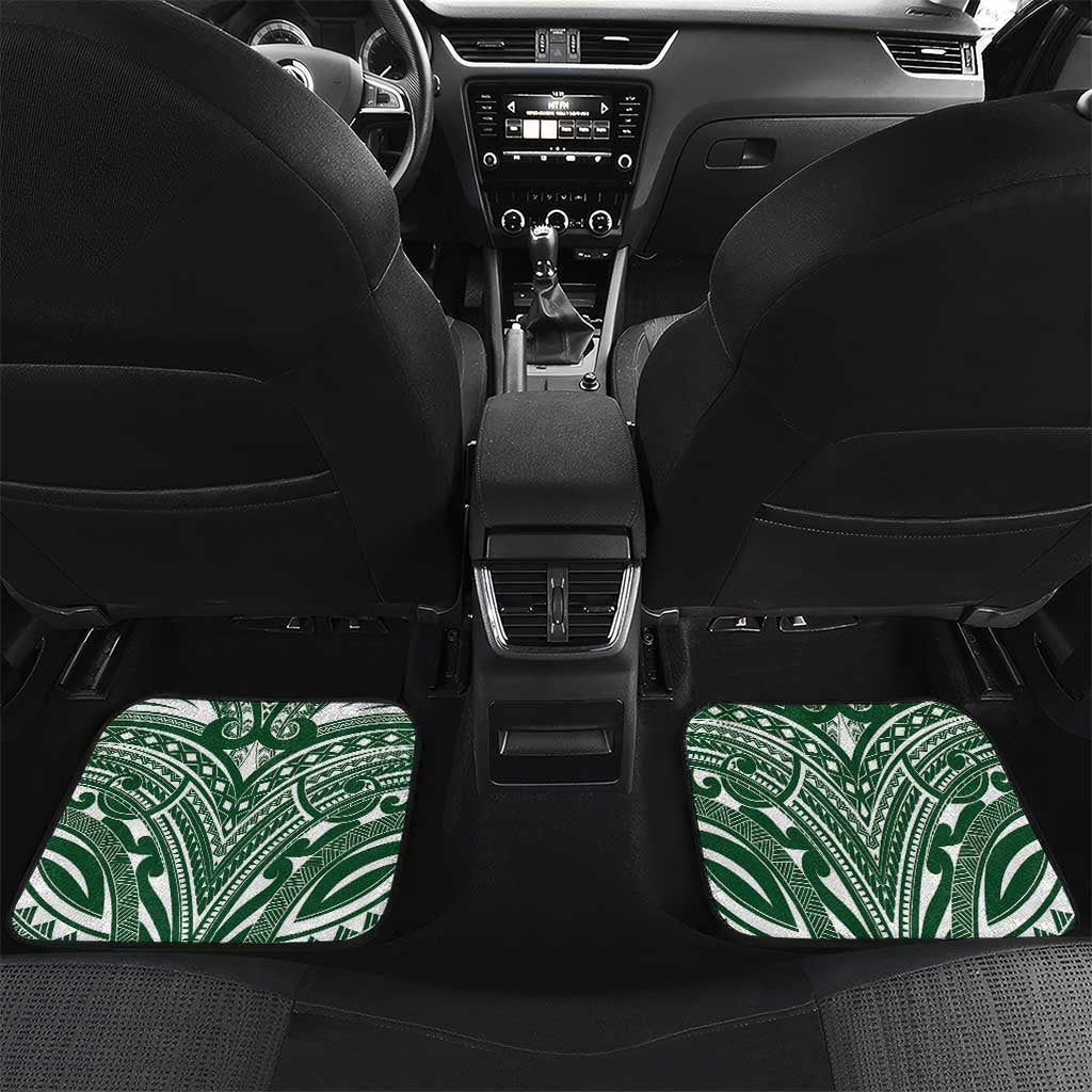 Christmas Hawaii with I'iwi Bird Car Mats Aloha Mele Kalikimaka - Green Art