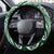 Christmas Hawaii with I'iwi Bird Steering Wheel Cover Aloha Mele Kalikimaka - Green Art