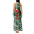 Christmas Hawaii with I'iwi Bird Tank Maxi Dress Aloha Mele Kalikimaka - Green Art