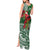 Christmas Hawaii with I'iwi Bird Tank Maxi Dress Aloha Mele Kalikimaka - Green Art