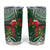 Christmas Hawaii with I'iwi Bird Tumbler Cup Aloha Mele Kalikimaka - Green Art