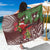 Christmas Hawaii with I'iwi Bird Sarong Aloha Mele Kalikimaka - Oxblood Art