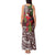 Christmas Hawaii with I'iwi Bird Tank Maxi Dress Aloha Mele Kalikimaka - Oxblood Art