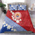 French Polynesia Bedding Set Tahitian Tiare Flowers Tribal