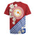 French Polynesia Rugby Jersey Tahitian Tiare Flowers Tribal