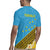 Tuvalu Plumeria Flowers Rugby Jersey Polynesian Tribal Pattern