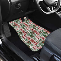 Mele Kalikimaka Hawaiian Quilt and Lei Patchwork Car Mats - Polynesian Pride