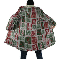 Mele Kalikimaka Hawaiian Quilt and Lei Patchwork Cloak - Polynesian Pride