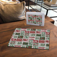 Mele Kalikimaka Hawaiian Quilt and Lei Patchwork Puzzle - Polynesian Pride