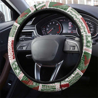 Mele Kalikimaka Hawaiian Quilt and Lei Patchwork Steering Wheel Cover - Polynesian Pride