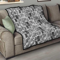 Vintage Aloha Block Quilt Quilt Black Inspired Lei Motifs - Polynesian Pride