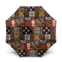 Vintage Hawaiian Quilting Patterns Umbrella Brown Style Tribal Fabric Patchwork - Polynesian Pride